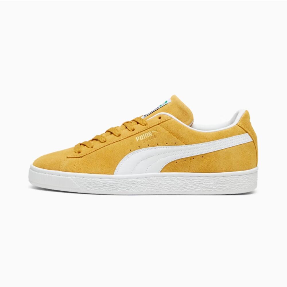 Puma Men's Suede Classic Sneakers in Amber 7.5